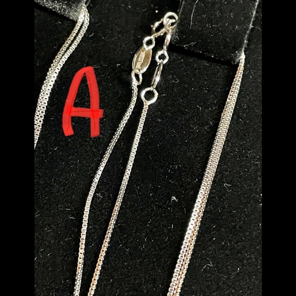 Various 925 Sterling Silver Chain Styles - Picture 3 of 9